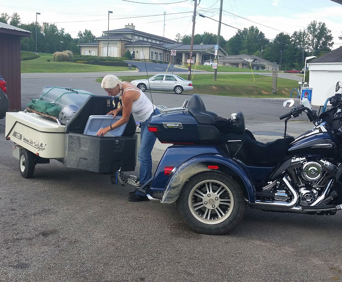 Pull Behind Motorcycle Pop-Up Tent Trailer - Harley Davidson Forums