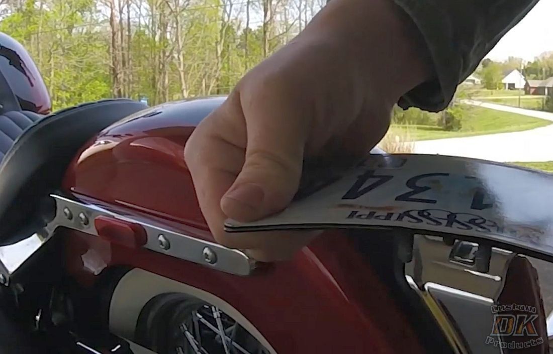 How To Install: Fender Mounted Laydown Curved License Plate Relocation