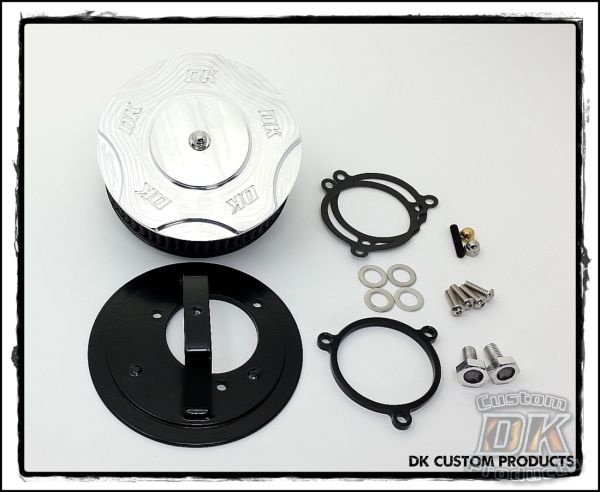 DK Custom Performance DK Billet 587 Air Cleaner M8 Milwuakee eight Stage I 1 