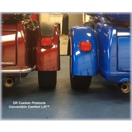 DK Custom HD Trikes - Convertible Comfort Lift™ - Improved Comfort & Lift