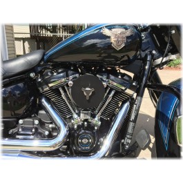 Premium Discrete Breather System Twin Cam Touring Softail Dyna DK Custom Harley Davidson High Flow EBS Outlaw M-8 Milwaukee-Eight Stage I Trike Tri Glide Freewheeler