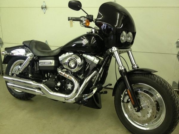 DK Custom Front Chin Spoiler Air Dam Fairing for Harley Dyna Made in The USA Harley-Davidson Dougz