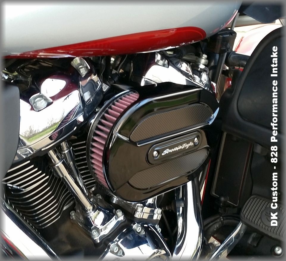 DK Custom Outlaw Performance 828 Air Cleaner Intake Stage I IV external breather Ventilator Made in USA K&N 