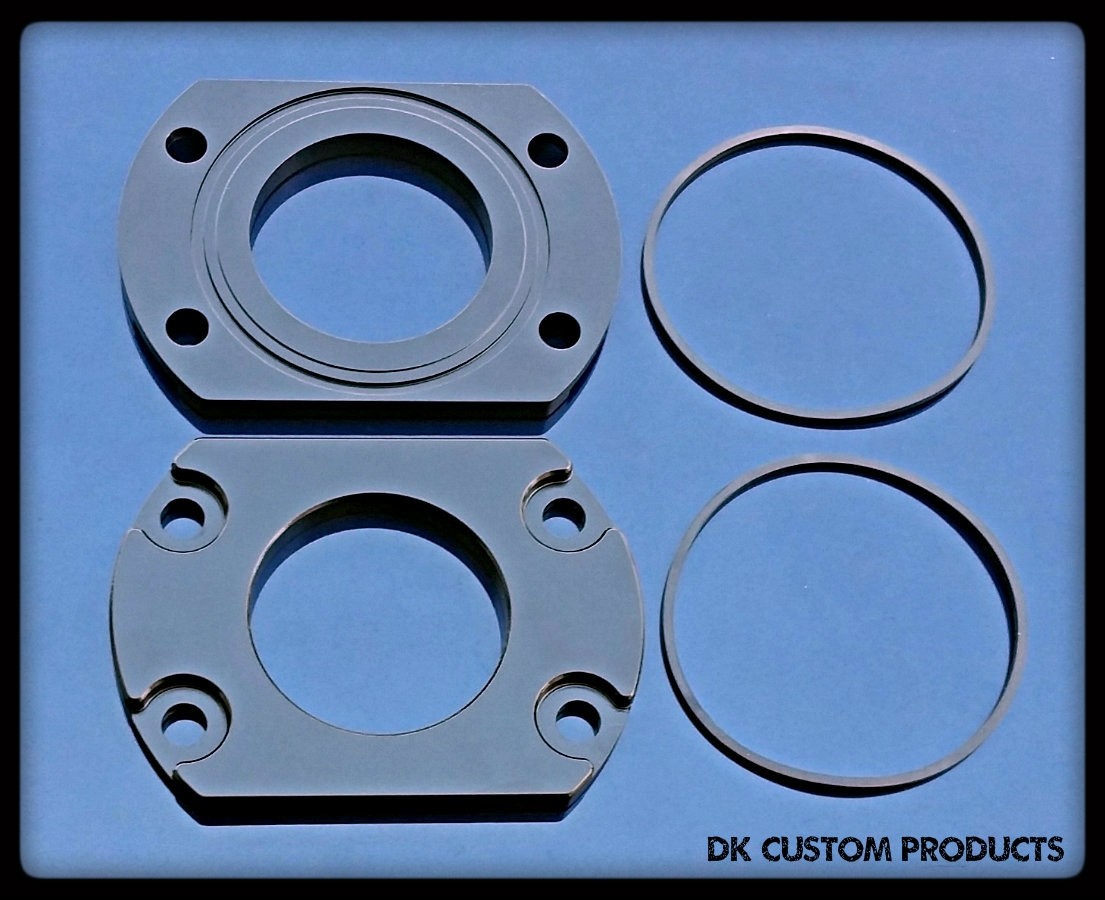 DK Custom Axle Bearing Retainer Plates for Harley-Davidson Tri-Glide & Freewheeler
