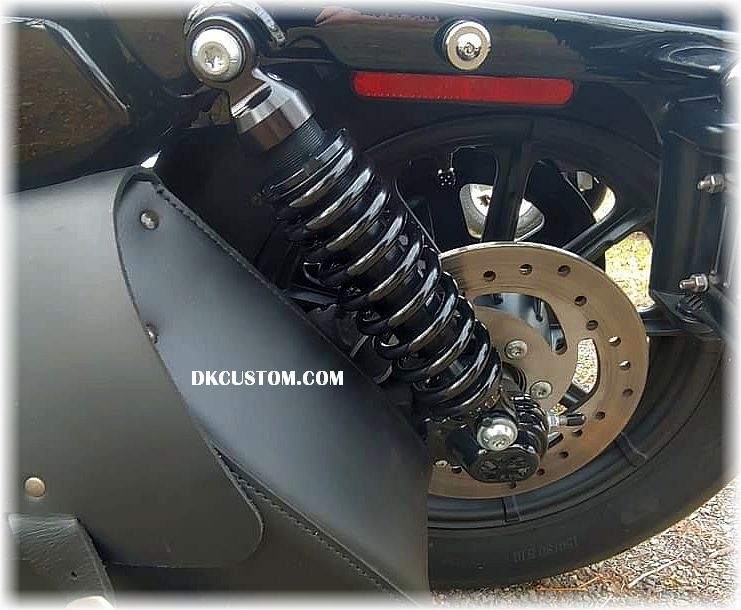 DK Custom Twin Adjustable - Performance Rear Shocks For Harley-Davidson More Comfortable Ride suspension Bitubo
