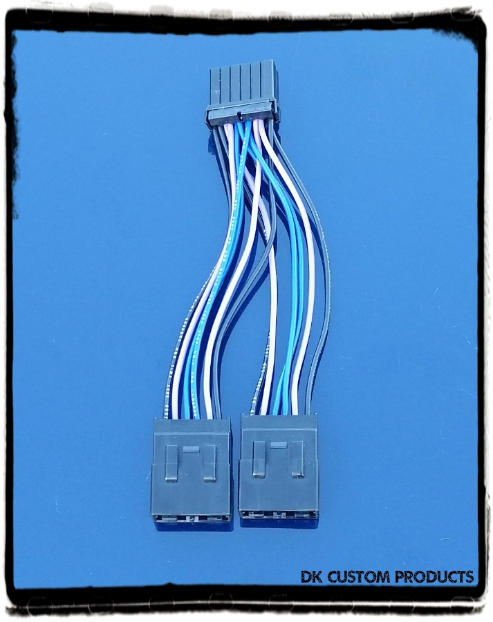 DK Custom Plug-n-Play Pigtail connectors works with the DK Stealth FTS Plug-n-Play LED Light  on Sportsters SEE & BE SEEN