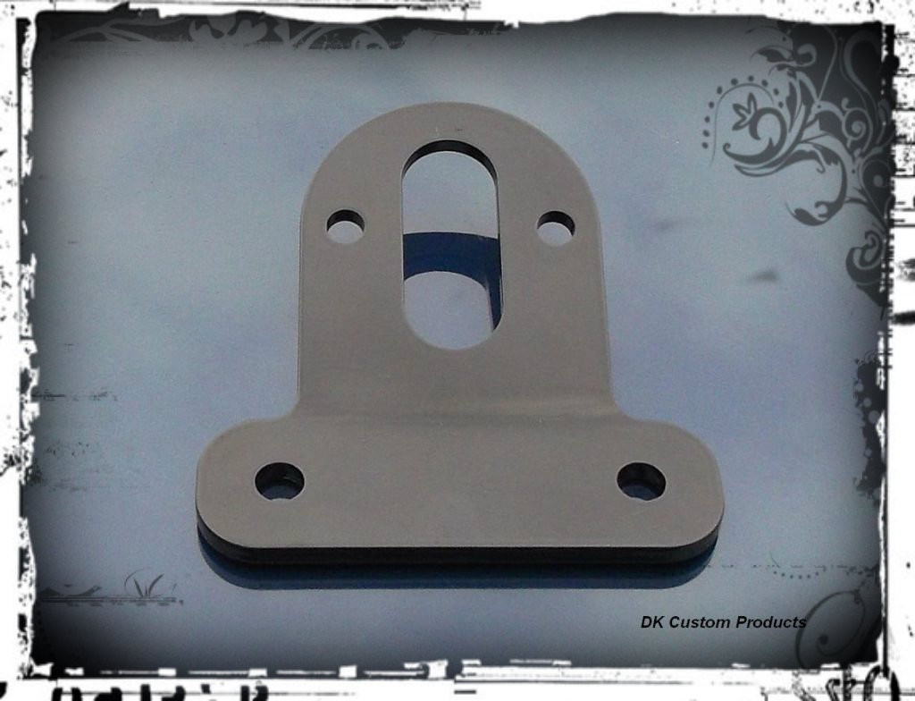 DK Custom Bracket for 1928-1932 Style Ford Model A Tail Light License Plate Harley Sportster Dyna Softail left OR right side