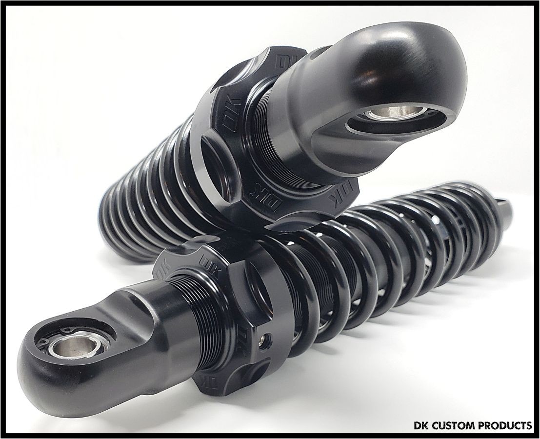 DK Custom Products NexGen 14" Shocks Trike Harley Tri Glide Freewheeler Pro Action Ohlins Legends Comfort Mount Trike Series Shocks