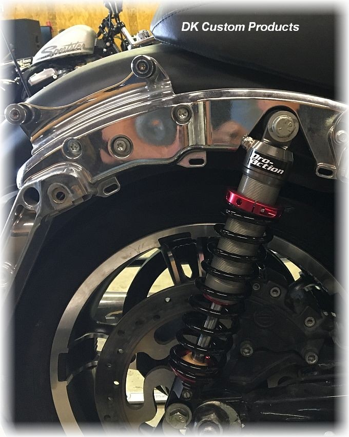 DK Custom Pro-Action Street Series Shocks For Your Harley-Davidson More Comfortable Ride suspension