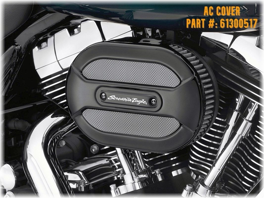 Cover Prepped for Ventilator for DK Custom Outlaw 828 Intake Stage I Air Cleaner