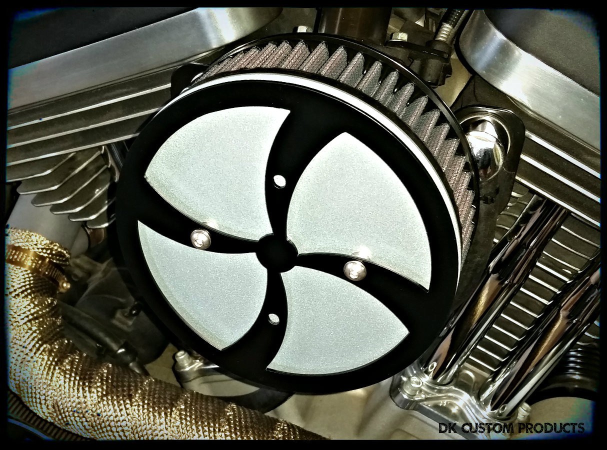 WindStorm 3-D Flake Complete HiFlow 587 Air Cleaner Sportster Sportster Harley Davidson High Flow Air cleaner DK Custom Nightster Iron 48 Custom Low SuperLow Stage I K&N EFI Carbureted Complete High Performance