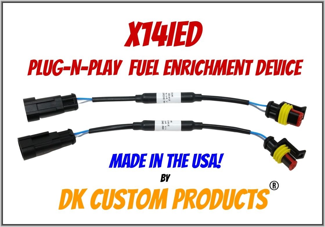 X14iED Fuel Management for Harley Sportster Stage 1 DK Custom Nightrider increase throttle response reduce surging hesitation pinging
