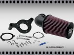 External Breather System EBS High Flow No Dirty Air Catch Can V-Stack 606 587 425 M-8 Sportster Big Twin Harley Davidson DK Custom High Flow Harley Davidson Custom Low SuperLow naked performance air cleaner intake kit Ness Big Sucker K&N EBS External Brea