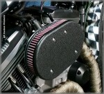 DK Custom Harley Stage I IV Sportster 828 Outlaw High Flow HiFlow Air Cleaner EBS External Breather