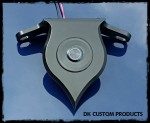 DK Custom Harley Sportster Billet DLX Coil Relocation Push-Button LED Ignition Switch