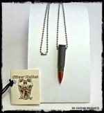 Silver Bullet Jewelry DK Custom Products Biker Harley Choker Necklace earrings bracelet key chain