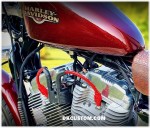 Coil Key Relocation Sportster Nightster 48 Iron Harley Plug wires tank lift relo Harley-Davidson wire tuck better air flow runs cooler M-8 Milwaukee-Eight Softail Twin Cam Sportster Roadster Dyna  Touring Trike Freewheeler 72 48 Big Twin Evo Nightster Iro