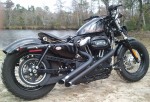 DK Custom Slam Your Ride!  BEEFY Struts Sportster Dyna Nightster Iron Lowering Kit Harley Davidson Rigid