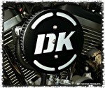 DK in 3-D Flake Complete HiFlow 587 Air Cleaner Sportster Sportster Harley Davidson High Flow Air cleaner DK Custom Nightster Iron 48 Custom Low SuperLow Stage I K&N EFI Carbureted Complete High Performance