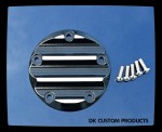 DK Custom Harley Points Timing Cover Billet Aluminum Contrast Cut Evo Sportster Twin Cam M8 Milwaukee Eight