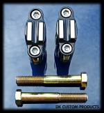 Harley-Davidson Motorcycle Classic Handlebar Clamps DK Custom Finned Design Billet