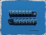 DK Custom Harley Black Powder Honeycomb Cut Pegs For Harley-Davidson Grip Highway Passenger pegs sportster dyna softail touring Handmade in the USA