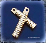 DK Custom Harley Polished  Brass Pegs For Harley-Davidson Grip Highway Passenger pegs sportster dyna softail touring Handmade in the USA