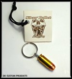 Silver Bullet Jewelry DK Custom Products Biker Harley Choker Necklace earrings bracelet key chain