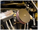 Complete HiFlow 587 Air Cleaner Sano Black for Sportsters Harley Sportster Harley Davidson High Flow Air cleaner DK Custom Nightster Iron 48 Custom Low SuperLow Bobber Stage I K&N EFI Carbureted Complete High Performance