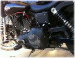 Harley-Davidson Dyna Coil Relocation Kit DK Custom Twin Cam DYNA'S Carbed Twin Cam BETTER LOOK ~ BETTER AIR-FLOW Black POWDER COAT Finish