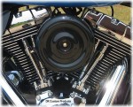 Black Bobber Style Complete HiFlow 587 Air Cleaner Twin Cam DK Custom Harley Davidson Outlaw Air Cleaner Systems Complete EBS High Flow M-8 Milwaukee-Eight Softail Twin Cam Dyna  Touring Trike Freewheeler  Big Twin Stage I TBW Throttle By Wire