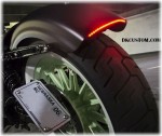 DK Custom Stealth LED Run-Brake-Turn Lights - True Plug-n-Play Harley Sportster 48 72 Custom Dynamics SEE & BE SEEN