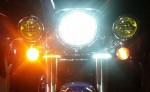 DK Custom Harley Touring Softail Trike Dyna Sportster LED Headlight Bulb