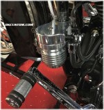 CnC Oil Filter Relocation Kit ~ Machine Cut Finish Sportster Dyna Softail Touring