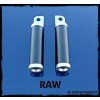 Raw Aluminum Gripper Grip Tape Foot Pegs Harley-Davidson