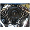 Black Bobber Style Complete HiFlow 587 Air Cleaner Twin Cam