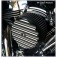 Contrast Finned HiFlow 606 Air Cleaner System Dyna Softail Touring DK Custom High Flow Harley Davidson performance air cleaner 606 intake kit K&N EBS External Breather System TBW Cable Operated