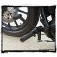 DK Custom Sano Black Aluminum Gripper Grip Tape Foot Pegs Harley-Davidson