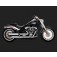 V&H Eliminator 300 Slip-ons for Harley Milwaukee-Eight Softail - Satin Chrome Vance & Hines