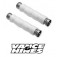 Quiet Baffles for DK Custom V&H Twin Slash Slip-ons for Harley Dyna - Chrome Harley-Davidson Vance & Hines