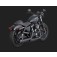 DK Custom V&H Twin Slash Slip-ons for Harley Sportster - Matte Black Harley-Davidson Vance & Hines