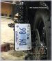 High Tight License Plate Relocation Kit Harley-Davidson Sportster Dyna DK Custom LED Light