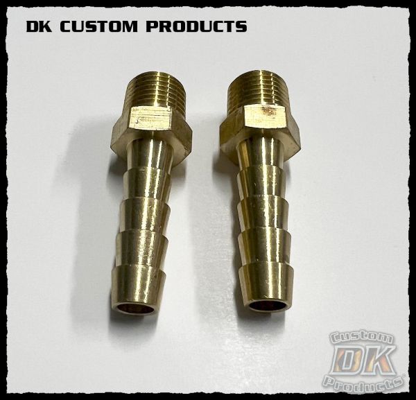 DIY BRASS BARB 3/8 HOSE FITTING EXTERNAL BREATHER SYSTEM