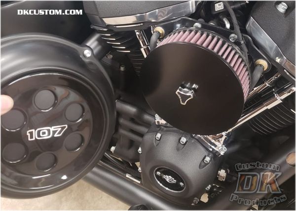 Sano Black Complete HiFlow 587 Air Cleaner Harley Milwaukee-Eight