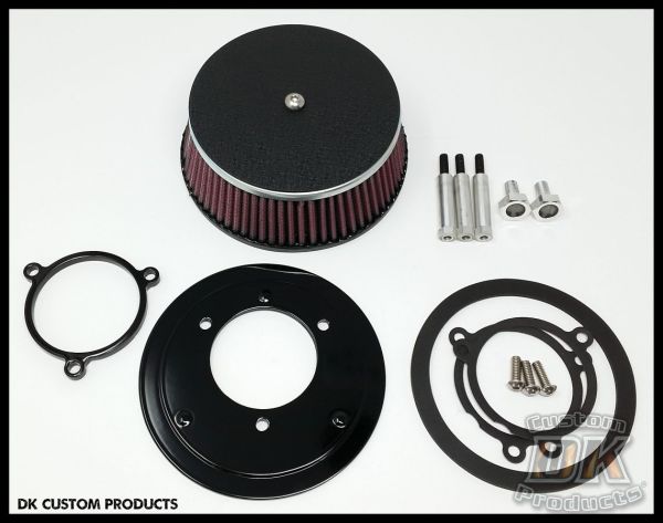 Wrinkle Black Complete HiFlow 606 Air Cleaner Harley Milwaukee