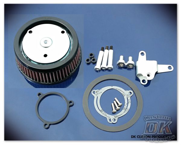 Naked HiFlow 606 Air Cleaner Harley Milwaukee-Eight DK Custom Stage I