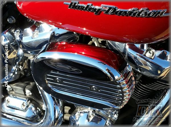 Chrome Speed Fin Complete HiFlow 828 Air Cleaner Milwaukee-Eight
