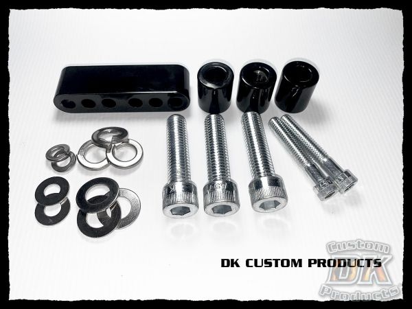 DK Custom Harley Floorboard Extension  Touring Bagger Street Glide Ultra Reduce felt Heat