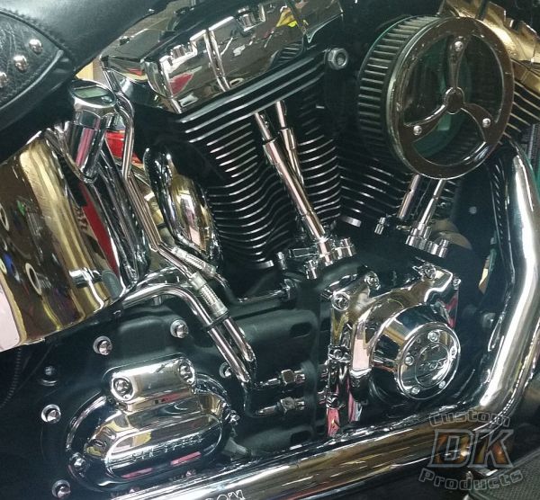 Chrome Cap Covers for OEM Bolts - Harley Twin Cam & Sportster DK Custom Kuryakyn Harley Davidson Hot Toppers Kool Caps