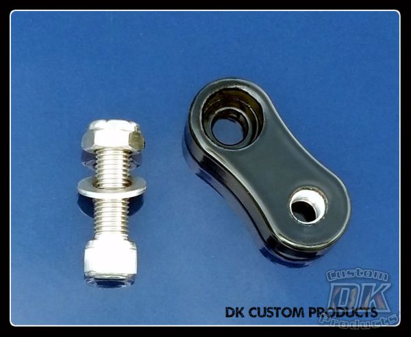 DK Custom Sano Black Shift Peg Adjuster Link for Rock-It-Shift Harley Davidson